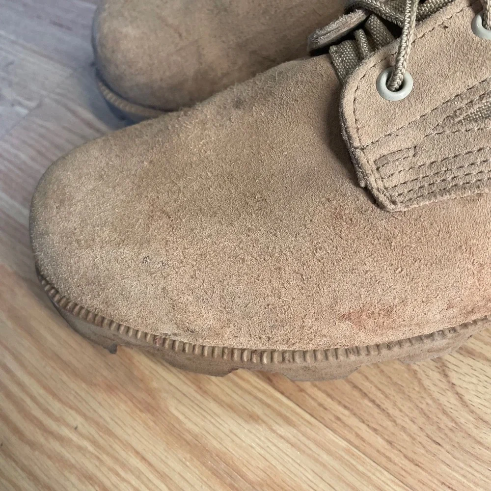 Altama desert tan combat boots Vtg 12 Wide Hot Weather Military Army *READ AS IS